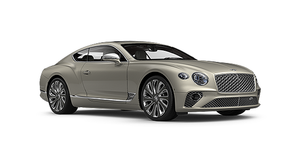 Bentley Jeddah Bentley GT Mulliner coupe in White Sand paint front 34