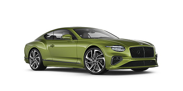 Bentley Jeddah New Bentley Continental GT Speed coupe in Tourmaline green paint with 22 inch sports wheel